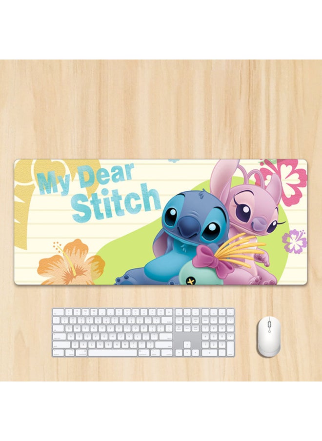 Generic - StarCraft Baby Mouse Pad Stitch Computer Anime Peripheral Keyboard Pad Table Mat 30X70X0.3 Lock Edge Pad DIY-Color:70X30*0.3cm (lock Edge)-Pattern:sbd7030-Stitch2 - Image 1