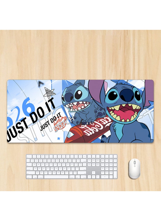 Generic - StarCraft Baby Mouse Pad Stitch Computer Anime Peripheral Keyboard Pad Table Mat 30X70X0.3 Lock Edge Pad DIY-Color:70X30*0.3cm (lock Edge)-Pattern:sbd7030-Stitch2 - Image 1