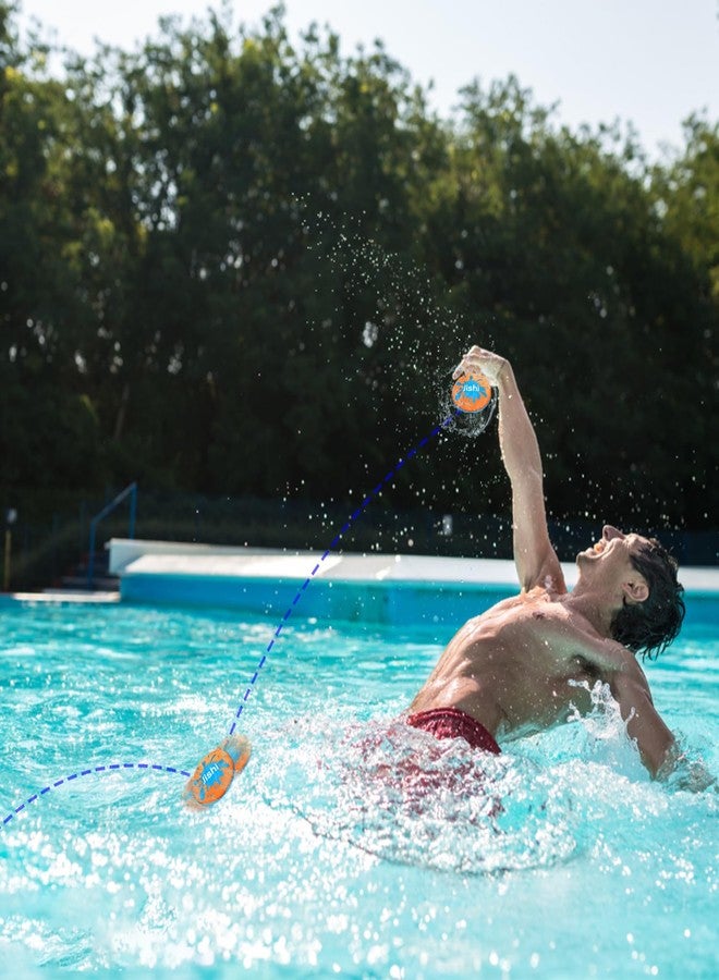 Jishi Skip Water Balls, Beach Pool Toys for Kids Ages 4-8-12 Outdoor Water Toys, Splash Water Bouncing Balls for River Lake Swimming Pool Games for Kids Ages 3-5 4-8-12 Boys Teens Adults Family Summer Gifts - Image 5