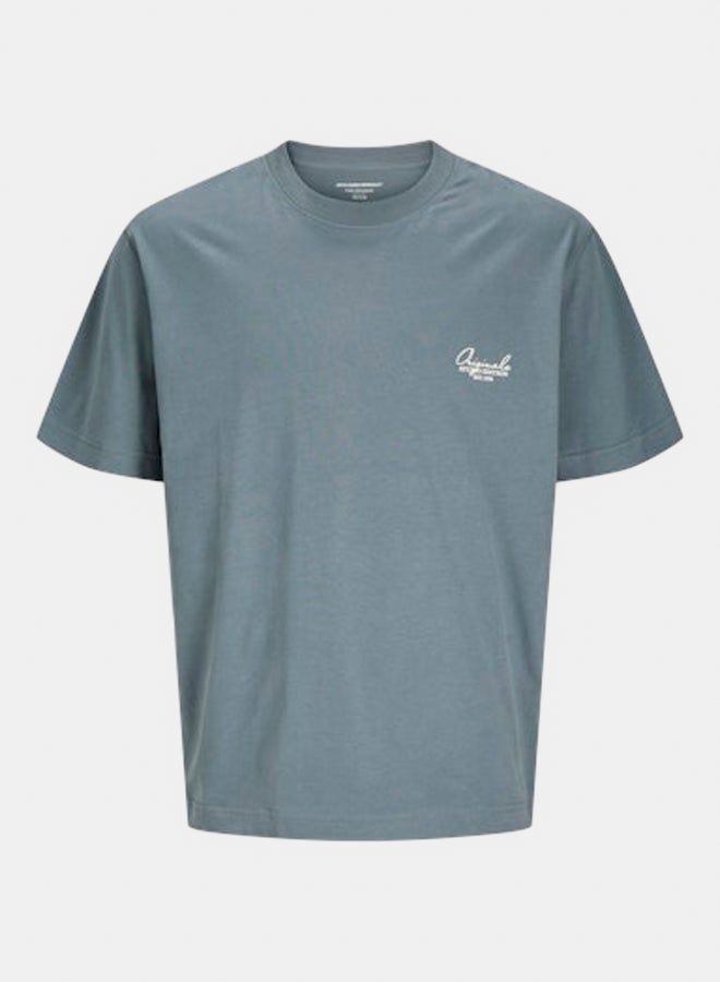 JACK & JONES JACK & JONES Mens Islington Type Graphic Back Tee  - Image 1
