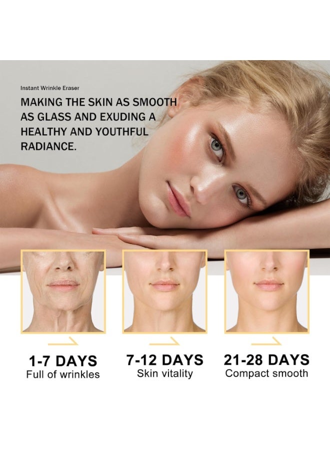 إيلهو ممحاة التجاعيد الفورية من Skip The Line ، ممحاة التجاعيد الفورية الواضحة ، مصل مزيل التجاعيد الفوري ، كريم العين المضاد للتجاعيد المضاد للشيخوخة للوجه والجسم للوجه / الرقبة / الخد 50 غرام - Image 2