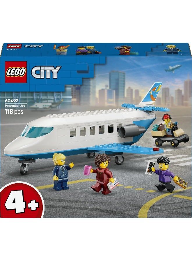 LEGO City Passenger Jet 60492 Building Toy Set (1132 Pieces) - Image 2