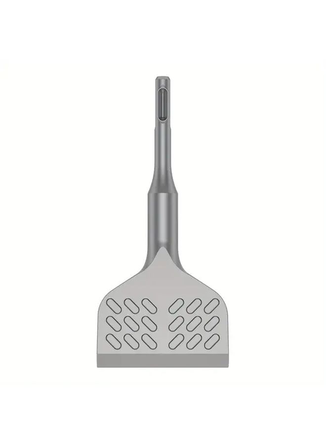 1 Pcs SDS Plus Tile Chisel Carbide Alloy Hammer Drill Tool Ergonomic Handle Polished Finish Anti Wrinkle Design For Tile Removal Wall And Floor Scraper Concrete Home Renovation Re Grouting Alternative Integrated Thumb Nut Sturdy Hand Grip - Image 1