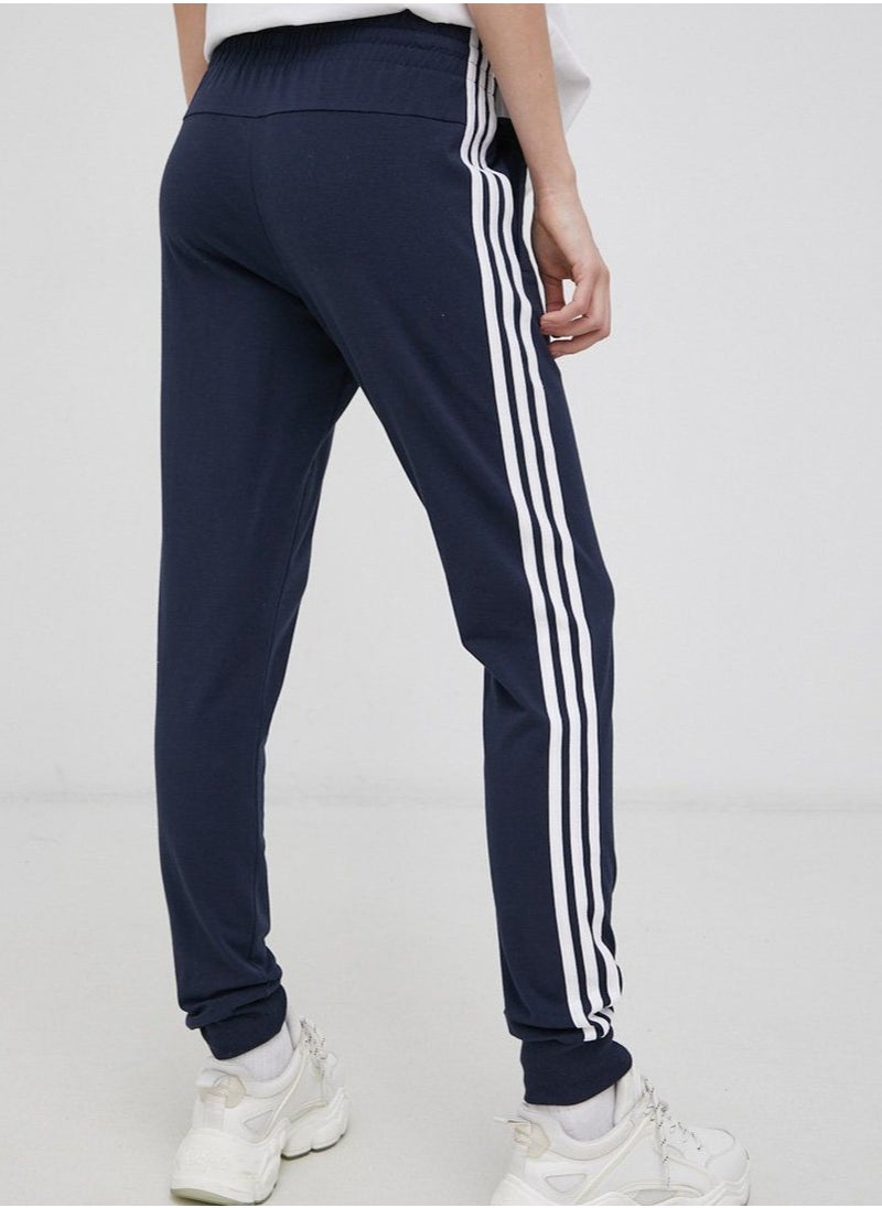 Adidas Essentials Single Jersey 3-Stripes Joggers  - Image 2
