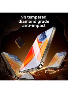 Generic Dust-free Warehouse Suitable For Apple 15 Tempered Film 11 Anti-peep Film 14 Mobile Phone Film 12pro Film For iphone13 Protective Film-Color:4K HD Package [Recyclable] (Dust-free Warehouse Integrated Dust-proof Electroplating Fingerprint Oil)-Size:For Apple 12 PRO (6.1-inch) Send Film Tools  - Image 5
