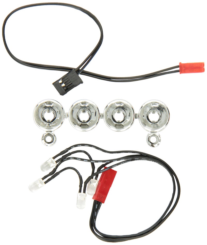 Traxxas 6784 LED Light bar Chrome, 4 Clear Lights, Stampede 4x4, 174-Pack - Image 3