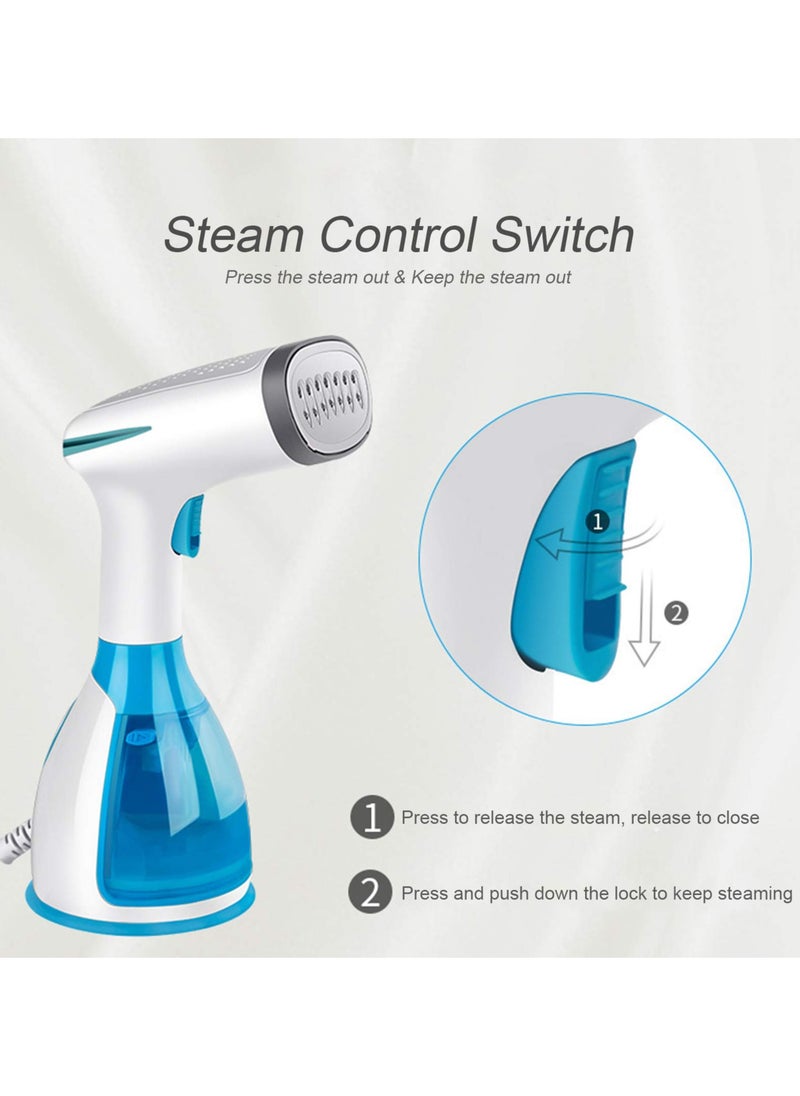 MAKS & CO. - 1500W Handheld Steamer, 280ml Handheld Steamer for Clothes, Fast Heating and Strong Steam Penetration - Image 1