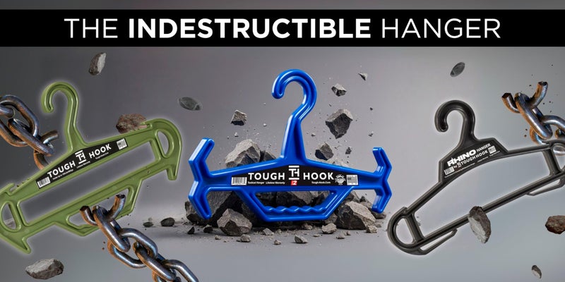 Tough Hook خطاف قوي XL | وحش من خطاف | صنع في أمريكا | ثقيل الوزن فائق الجودة X-Large | معدات خارجية، معدات الغوص بدلة الغوص وملابس ثقيلة - خطاف بسعة 180 رطل | مزود بمقبض حمل مدمج، 1 أسود - Image 5