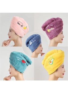 Prostuff.in Prostuffin 1 Pcs Rapid Drying Hair Towel Microfiber Quick Dry Hair Towel Wrap Premium Soft Dry Hair Towel with Embroidery No Frizz Hair Wrap Towels for Women Wet Hair Curly Longer Thicker Hair  - Image 2