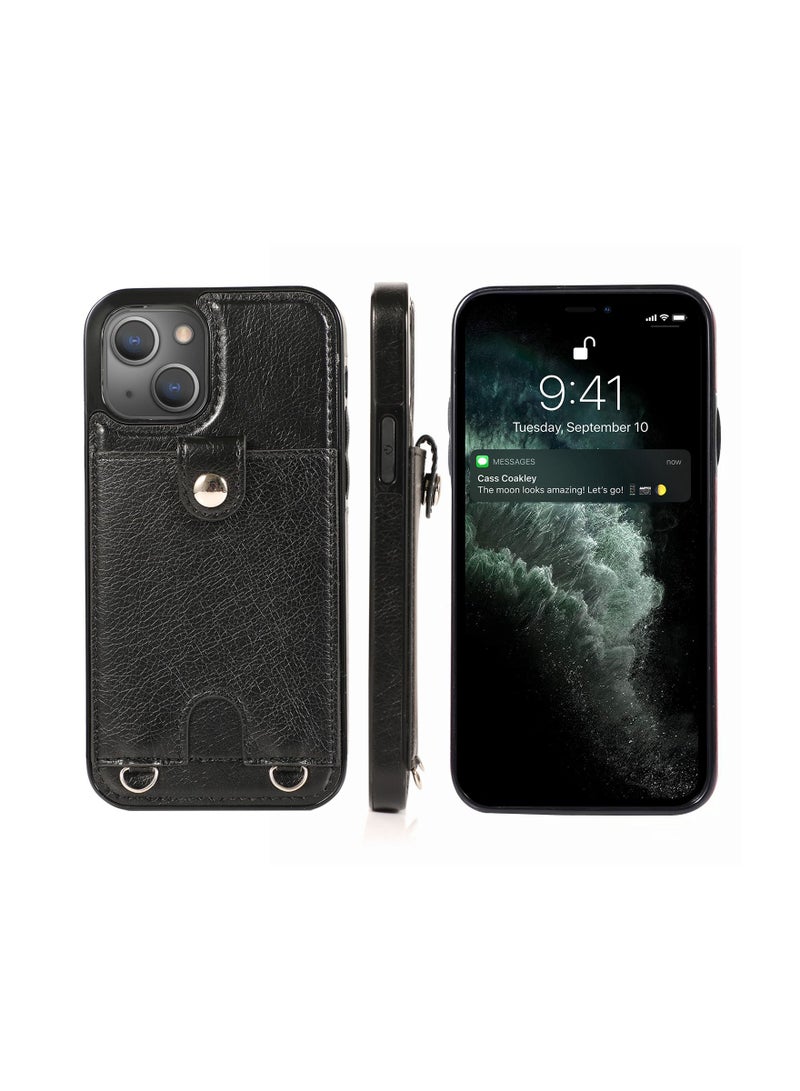 Suteni Leather Protective Back Cover Case Phone Case for iPhone