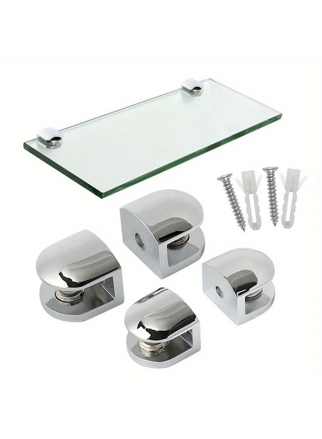 Glass Clips H112 8 For 6 8mm Cabinet Shelf With Expansion Screws Hardware Accessories - Image 2