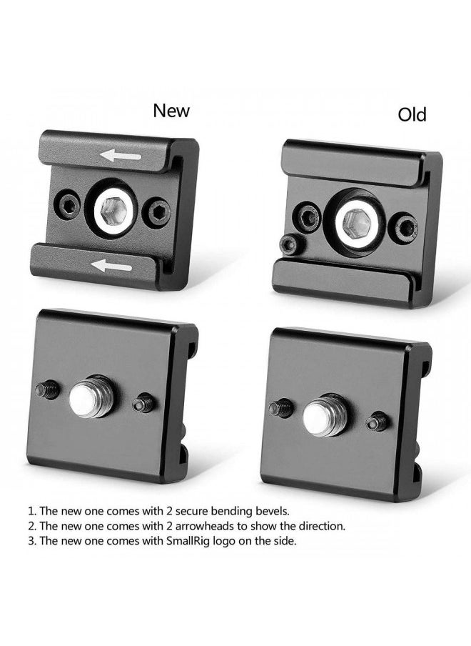 SMALLRIG - SMALLRIG Cold Shoe Mount Adapter with 1/4 Thread Hole for Camera and Camcorder Rigs 1241 - Image 1