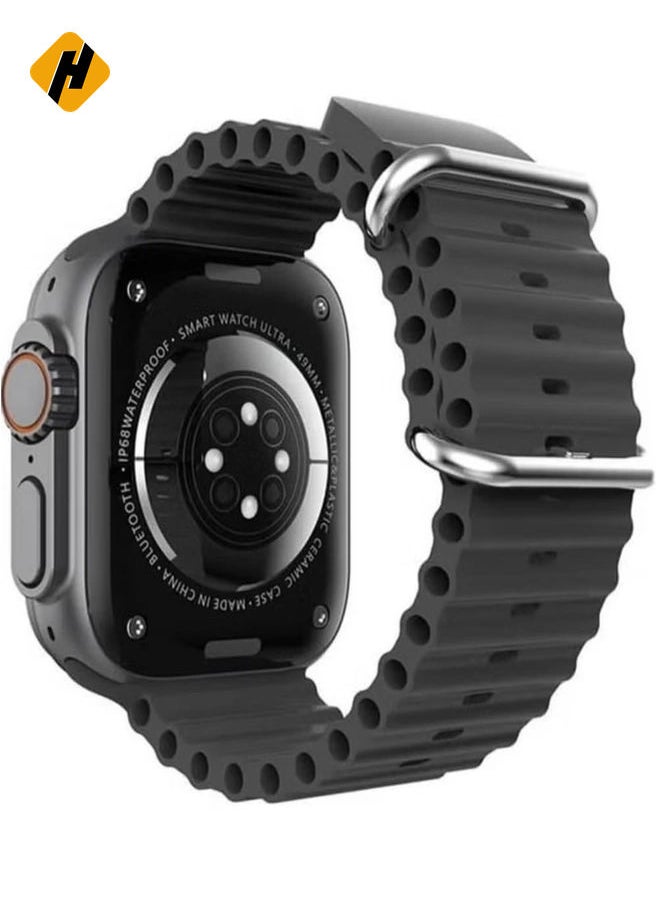 HuHa - HK 11 Ultra 49mm Smart Watch with Full Touch AMOLED Display, 2 Straps & Wireless Charger - Compatible with Android & iOS - Image 1