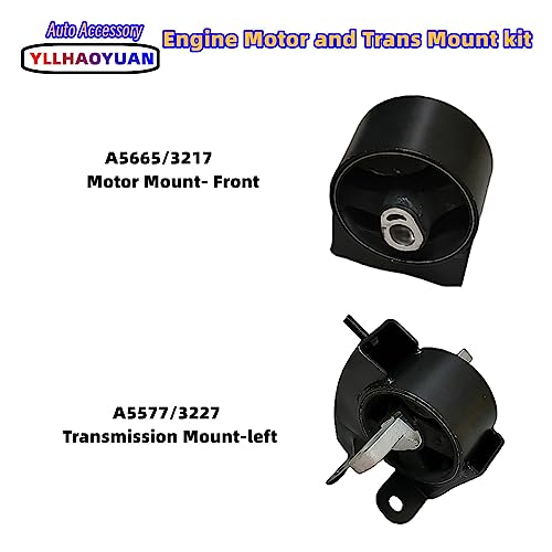 Yllhaoyuan Engine Motor Mount 4pcs for 2011-2017 Do-dge Grand Caravan 3.6L 2012-15 Ram C/V 3.6L 2011-2015 Chrysler Town & Country 3.6L 2011-2014 VW Routan 3.6L Replacement for A5577 A5665 A5480 A5589 - Image 5