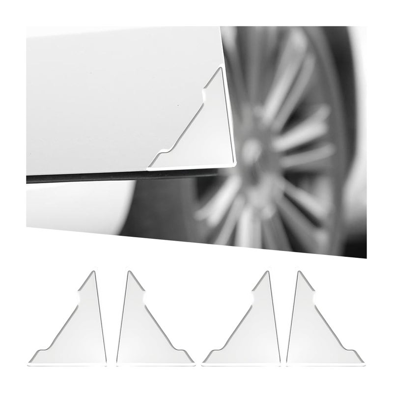 FALVFUN 4PCS Car Door Edge Guard Sticker AntiCollision SelfAdhesive Vehicle Door Corner Protector AntiRub Automotive Exterior Edge Cover Decor Universal for Truck SUV Sedan - Image 3