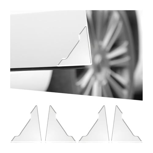 FALVFUN 4PCS Car Door Edge Guard Sticker AntiCollision SelfAdhesive Vehicle Door Corner Protector AntiRub Automotive Exterior Edge Cover Decor Universal for Truck SUV Sedan - Image 1