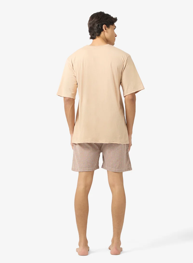 Seventy Five Nightwear T-Shirt & Shorts Set