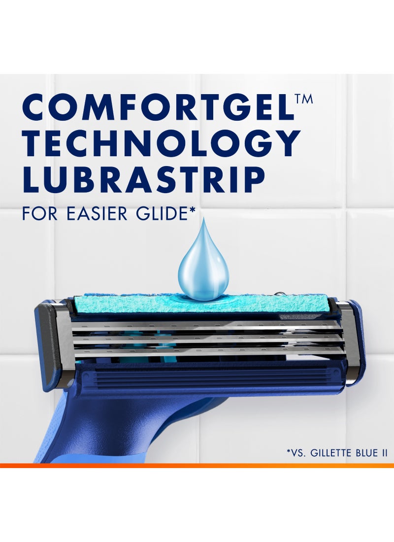 Gillette شفرة الجسم الزرقاء 3: 1 مقبض + 4 شفرات - Image 4