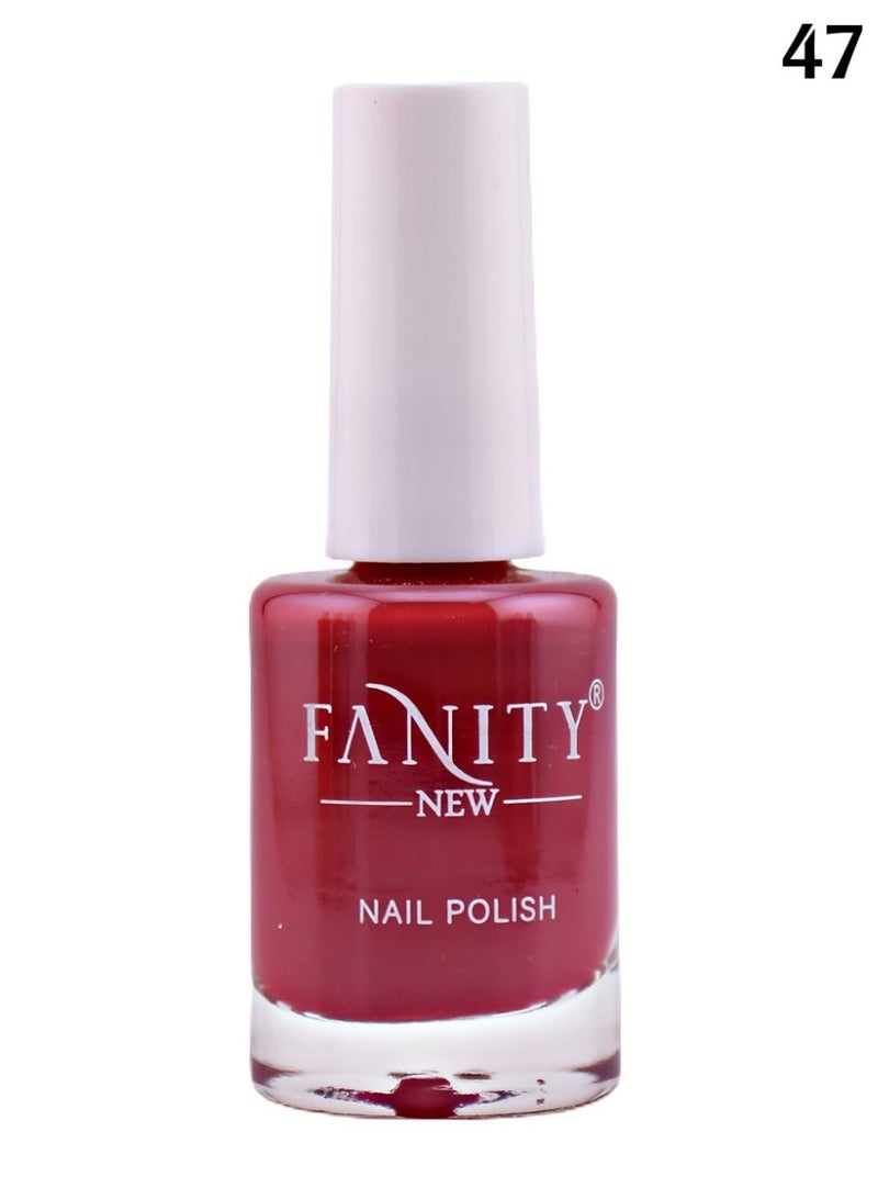 فانيتي طلاء أظافر – درجة 047 + مزيل طلاء أظافر مجاني - Image 1