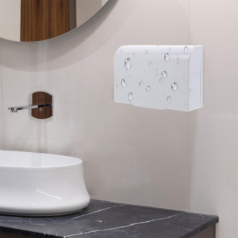 Waterproof Adhesive Wall Socket Cover, White Plastic Dual-gang 86-type Protective Outlet Box for Outdoor Electrical Panel Protection, 2pcs - Image 5