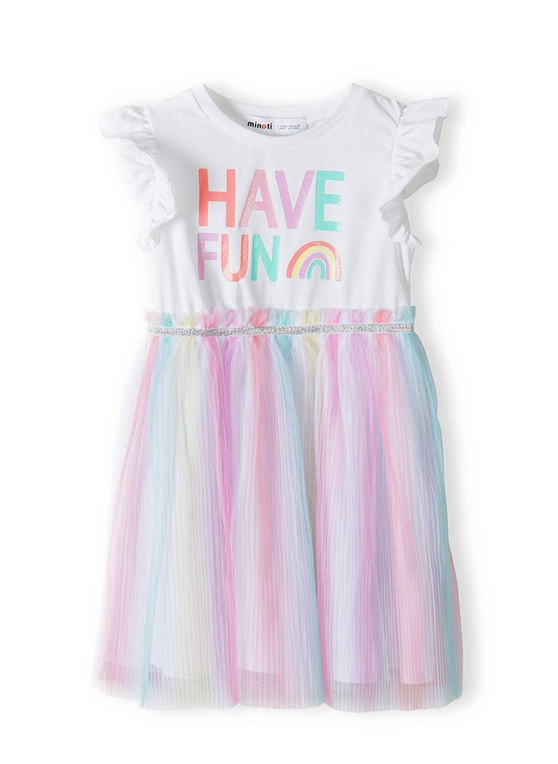 MINOTI Rainbow Tulle Dress - Image 2