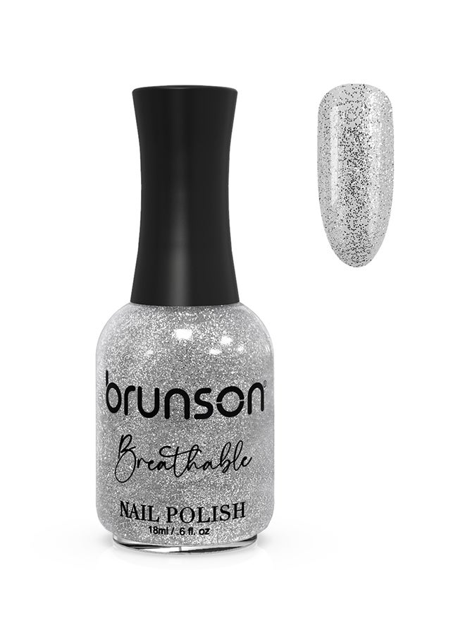 brunson Breathable Nail Polish Halal nail polish Wudu friendly Quick-Dry Vegan long lasting but easy peel off   18ml BH348