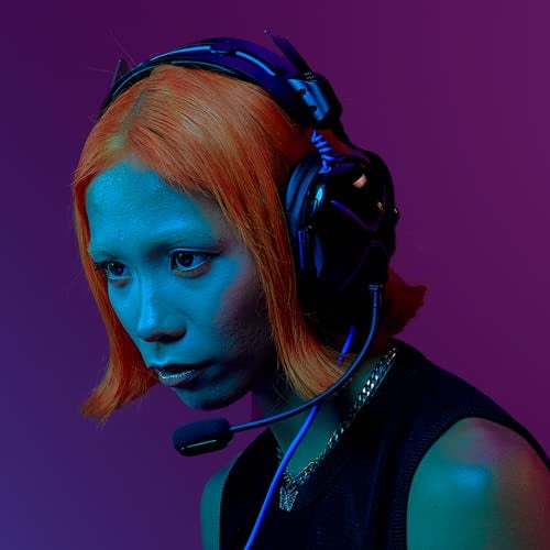 PDP Victrix Pro AF Premium Wired Esports Gaming Headset for PlayStation 5 - Removable Boom Microphone PS4/PS5/PC (Black/Purple) - Image 5