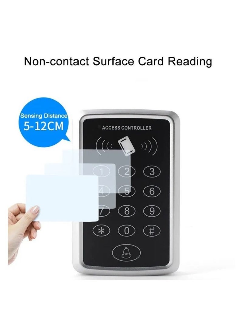 Generic - card. EM Reader RFID Access Control Keypad 125KHz 1000 Users Door Access Control System Door Lock Opener Keypad System - Image 1