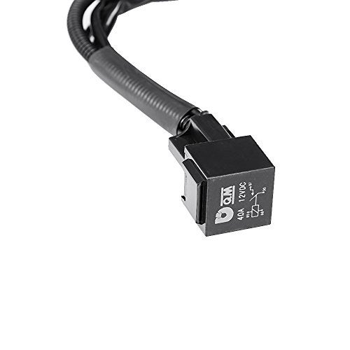 Anxingo Universal Relay Wiring Harness Conversion Kit Replacement for H1 H3 H4 H7 H8 H9 H10 H11 H13 9004 9005 9006 9007 9140 9145 5202 880 884 - Image 4
