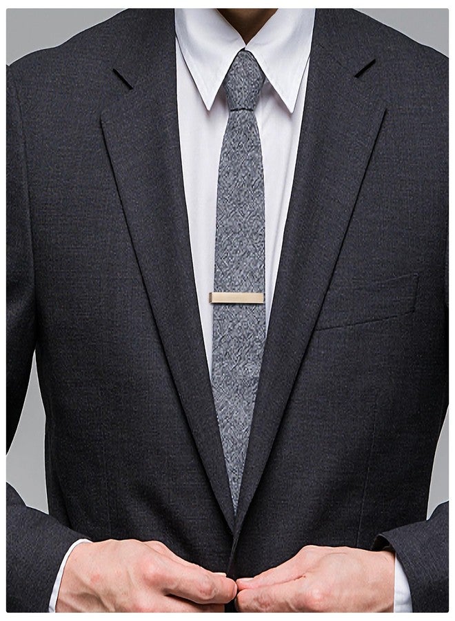 Wynameleri Tie Pin Tie Clip For Men and Boys Matte Frosted Finish Golden in Gift Box - Image 4