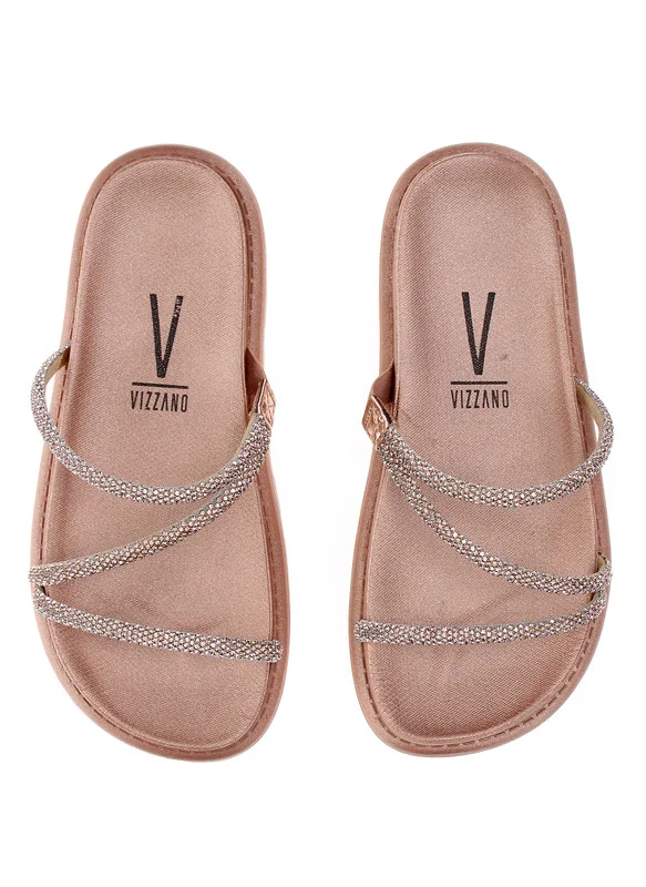 VIZZANO Flat Sandals for Women – Stylish Ladies Flat Sandals & Comfortable Flat Slippers