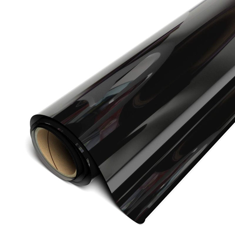 Siser EasyWeed Stretch Matte HTV 118 x 5FT Roll Iron On Heat Transfer Vinyl Black HEX 3C3C3E
