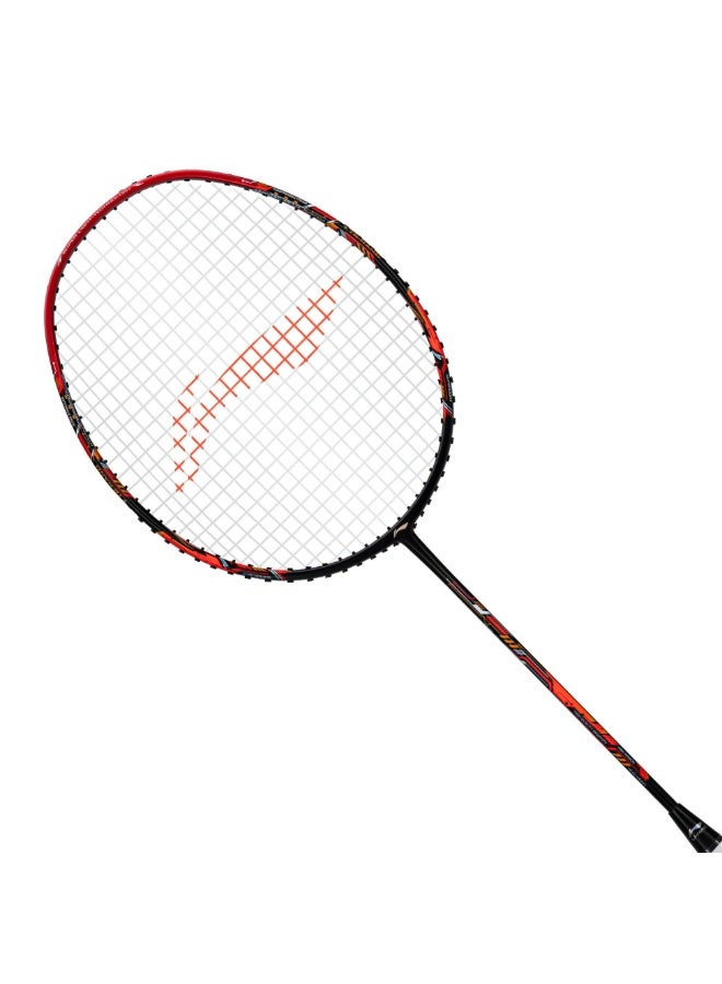 Li-Ning Badminton Racket Air Force G3 (Black/Red/Orange) - 77 grams (Unstrung) - Image 1
