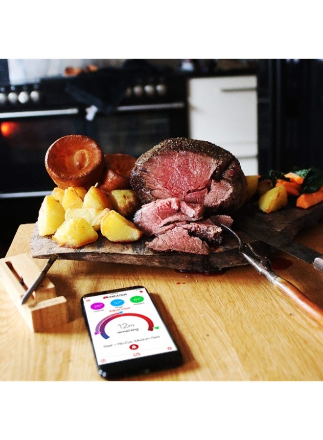 MEATER The Original True Wireless Smart Meat Thermometer for the Oven Grill Kitchen BBQ Smoker Rotisserie with Bluetooth and WiFi Digital Connectivity  - Image 5