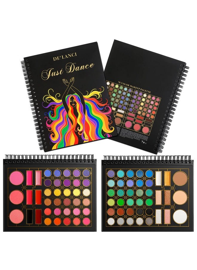 ecofavor - Makeup Palette For Teens De’Lanci Pro Makeup Pallet Gift Set For Teen Girls And Womenbeginners 78 All In One Make Up Eyeshadow Kitfull Makeup Starter Kit For Young Teens Beginners Or Pros - Image 1