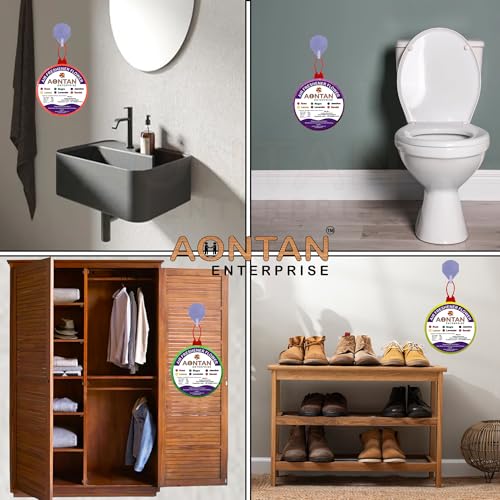 AONTAN ENTERPRISE Air Freshener flower Rose, Lavender, Jasmine, Lemon, Mogra,Sandal Fragrances Bathroom Air Freshener Block and Toilet Pantry, Wardrobe, wash Basin Pack Of 6 Each 60 Gram - Image 4