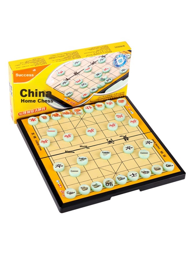 SUCCESS Chenggong Chinese Chess Set, Magnetic Portable Foldable Board, For Children Students Beginners Home Use Magnetic Stones Camping - Image 2