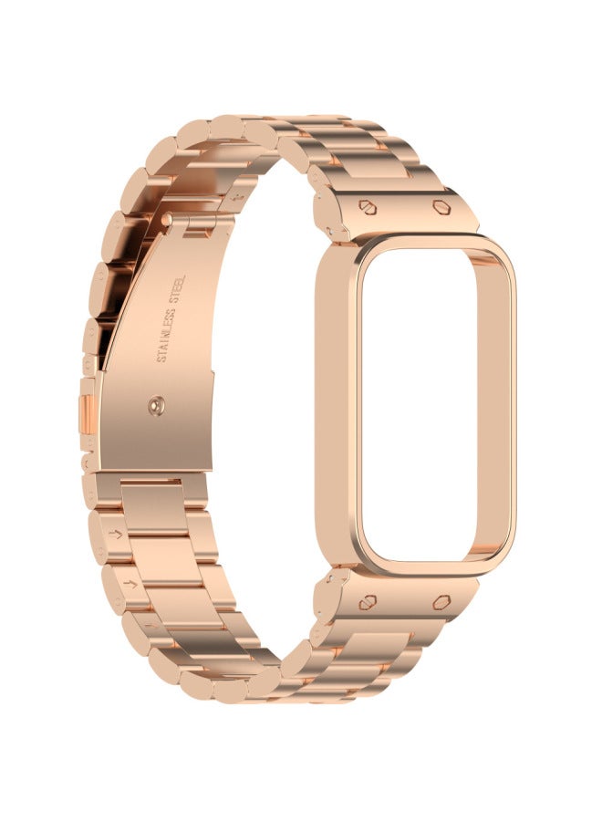 For Red Rice Redmi Bracelet 3 Strap Xiaomi Bracelet 9active Wristband Metal Stainless Steel Watch Frame Strap 2 