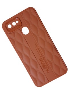 Generic Back Cover Compatible With Phone Oppo A5S. - Brown 220 