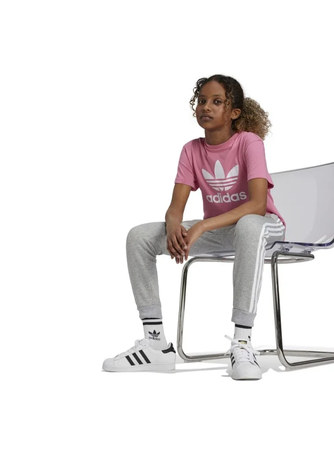 Adidas TREFOIL TEE Pink Originals Kids T-SHIRTS