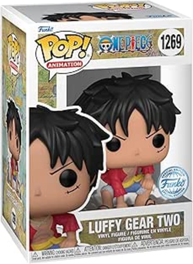 Funko Funko POP! Animation One Piece Luffy Gear Two - Special Edition Multicolor Exclusive Vinyl Figure #1269 - Common No Chase