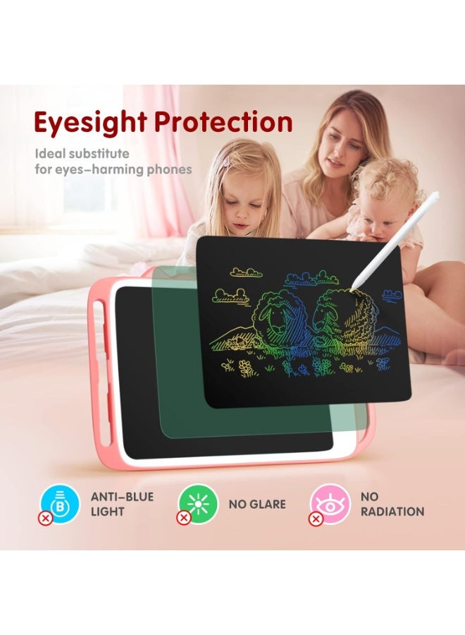 Baytion LCD Writing Tablet Kids Toys, Colorful Drawing Pad for Kids 10 Inch, Reusable Doodle Board with Erase Button, Educational Gift for Toddlers Kids,...Pink - Image 5