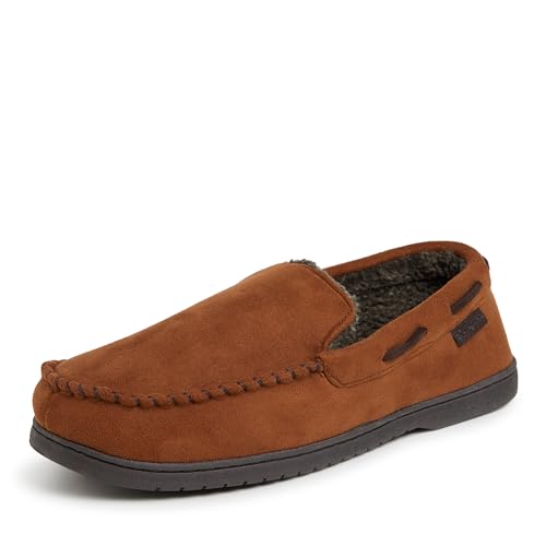 Dearfoams Men's Keaton, Chestnut, XXL - Image 1