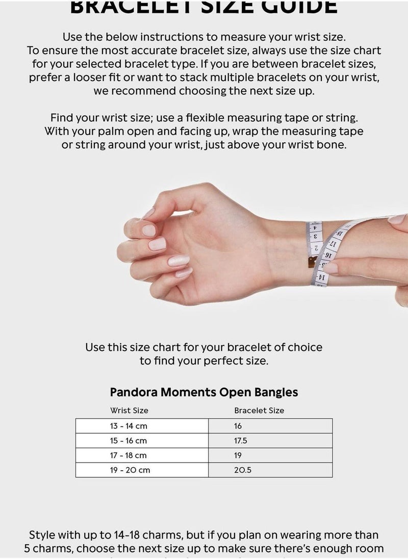 PANDORA Pandora Signature I-D Pavé Bangle  - Image 5