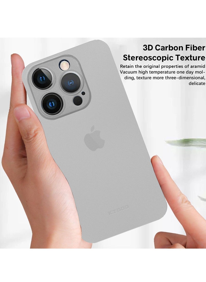 KZDOO - iPhone 15 Pro Case Air Skin Series Back Cover Sturdy Durable Thin Case Drop Protection Case Cover Clear - Image 1