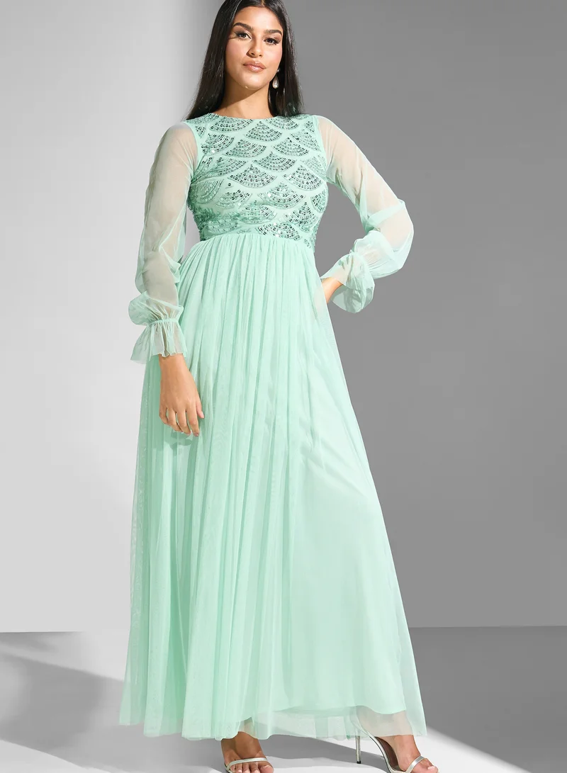 Namshi x Embellished Bodice Dress