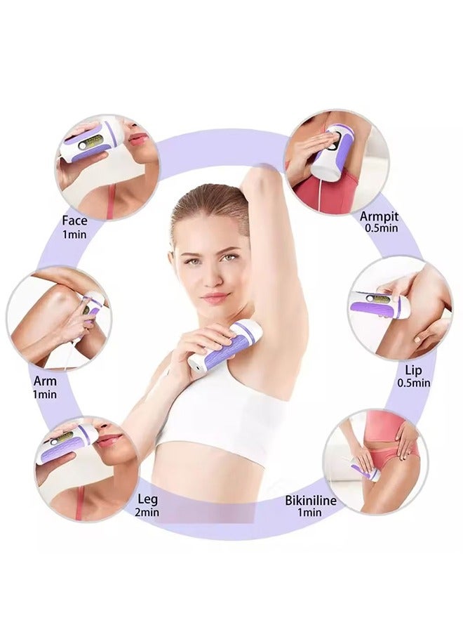 Loquat Laser Hair Removal Device for Women,Painless Permanent Full Body Facial Upper Lip Bikini Line Armpits Legs Arms Face Lazer SafeLong-Lasting - Image 4