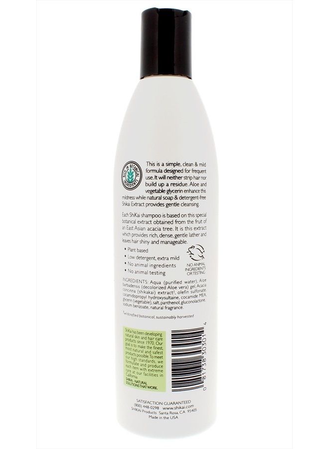 Shikai - Natural Everyday Cleansing Shampoo, Plant-Based, Non-Soap, Non-Detergent, Gently Cleanses Leaving Hair Soft and Manageable (Unscented, 12 Ounces) - Image 2