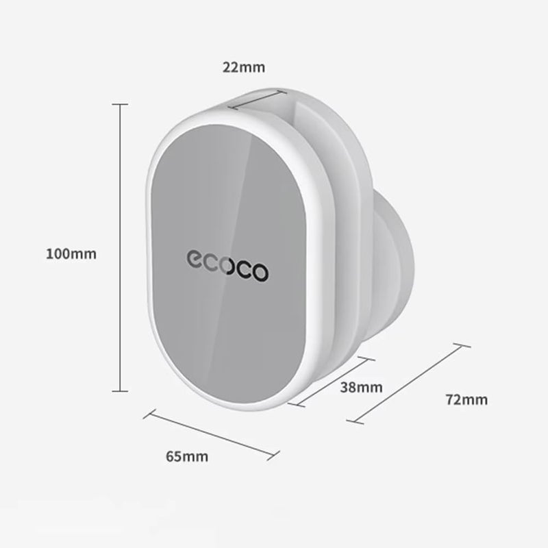 TGOPIT حامل دش يدوي للحمام / لاصق قوي قابل للتعديل لحامل الدش اليدوي / حامل رأس الدش بدون حفر لتثبيت الحائط للحمام والمرحاض (1 قطعة) - Image 2