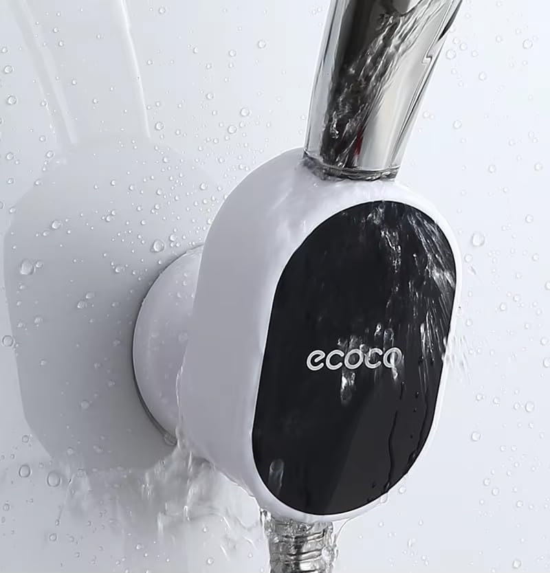 TGOPIT حامل دش يدوي للحمام / لاصق قوي قابل للتعديل لحامل الدش اليدوي / حامل رأس الدش بدون حفر لتثبيت الحائط للحمام والمرحاض (1 قطعة) - Image 1